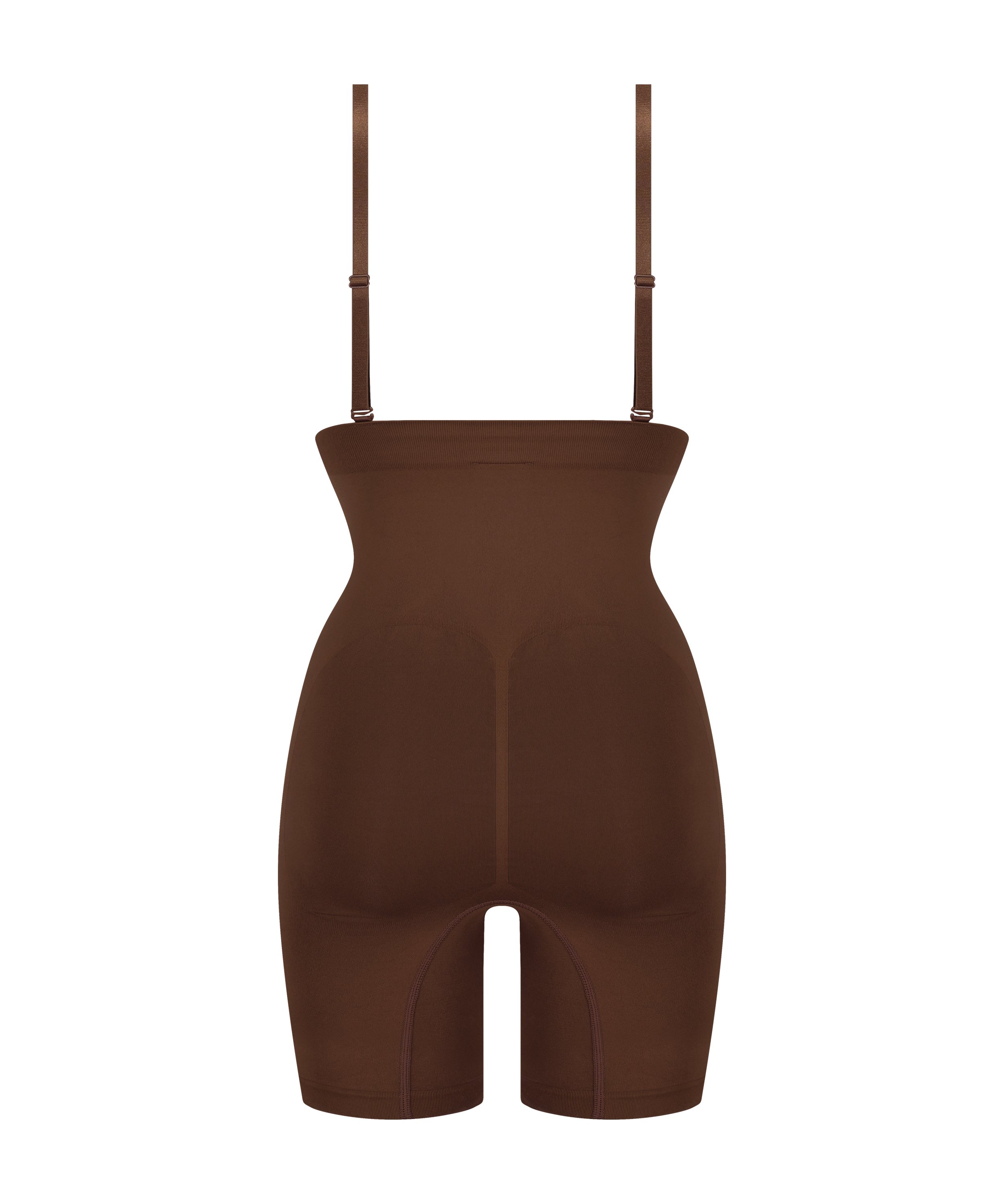 Seamless Enhancing Thigh Slimmer, Brown, main