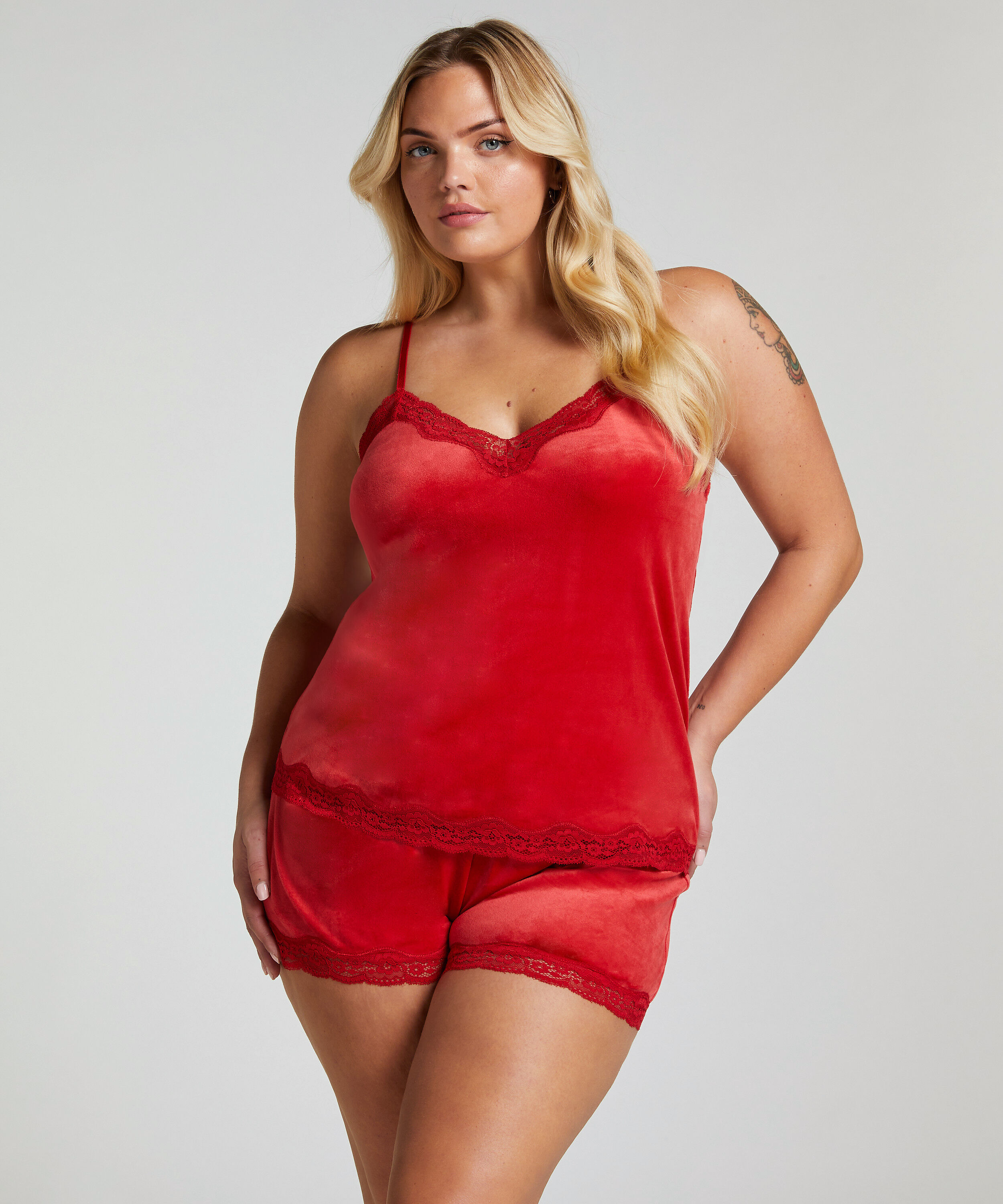Velours Lace Cami Top