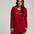 Round Neck Nightshirt, Red