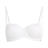 Angie Padded Underwired Strapless Bra, White