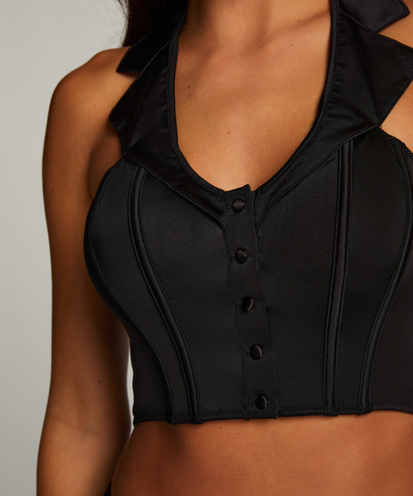 Bridget Bunny Bralette, Black