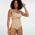 Firming high waisted brief - Level 2, Beige