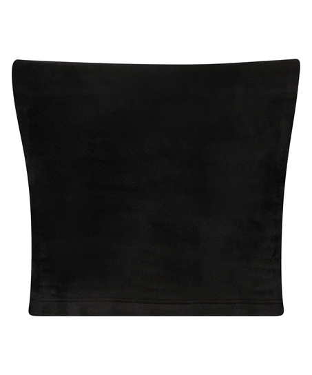 Velour Boob Tube, Black