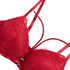 Charlotta Padded Underwired Maximizer Bra, Red