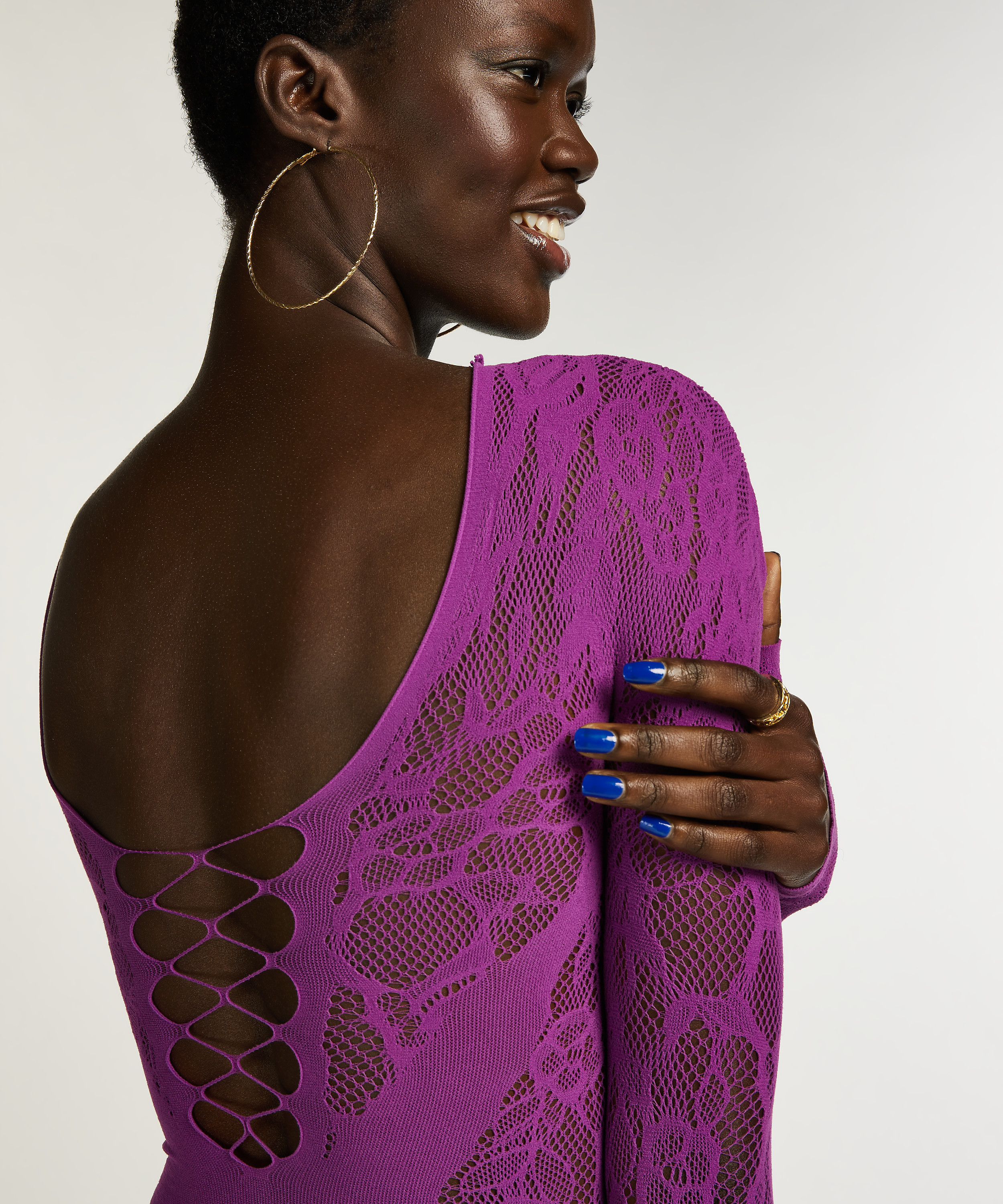 Lace Body Nyakim, Purple, main