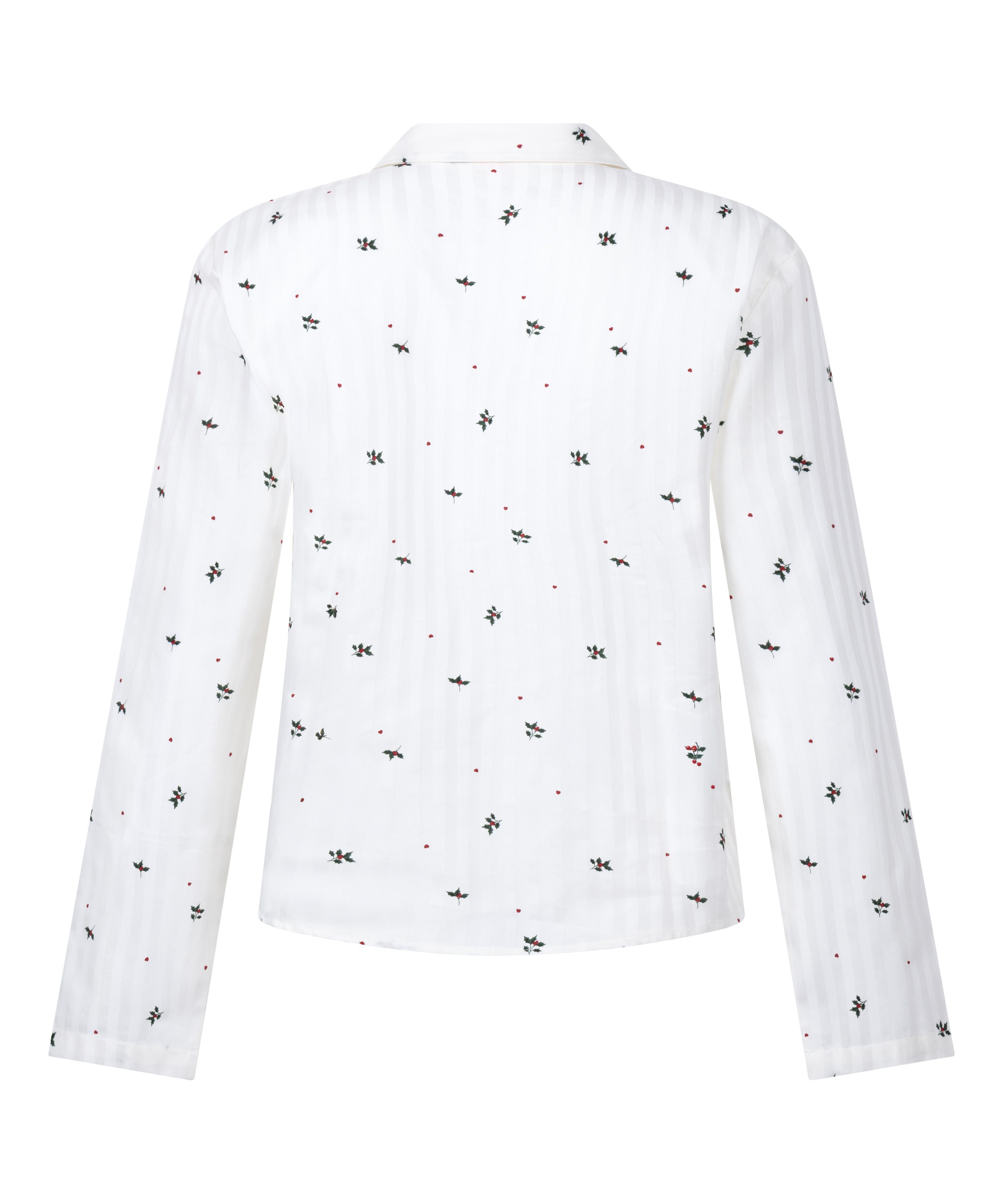 Jacquard Jacket Longsleeve, White, main