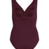 Shaping Shell Mesh Swimsuit, Purple