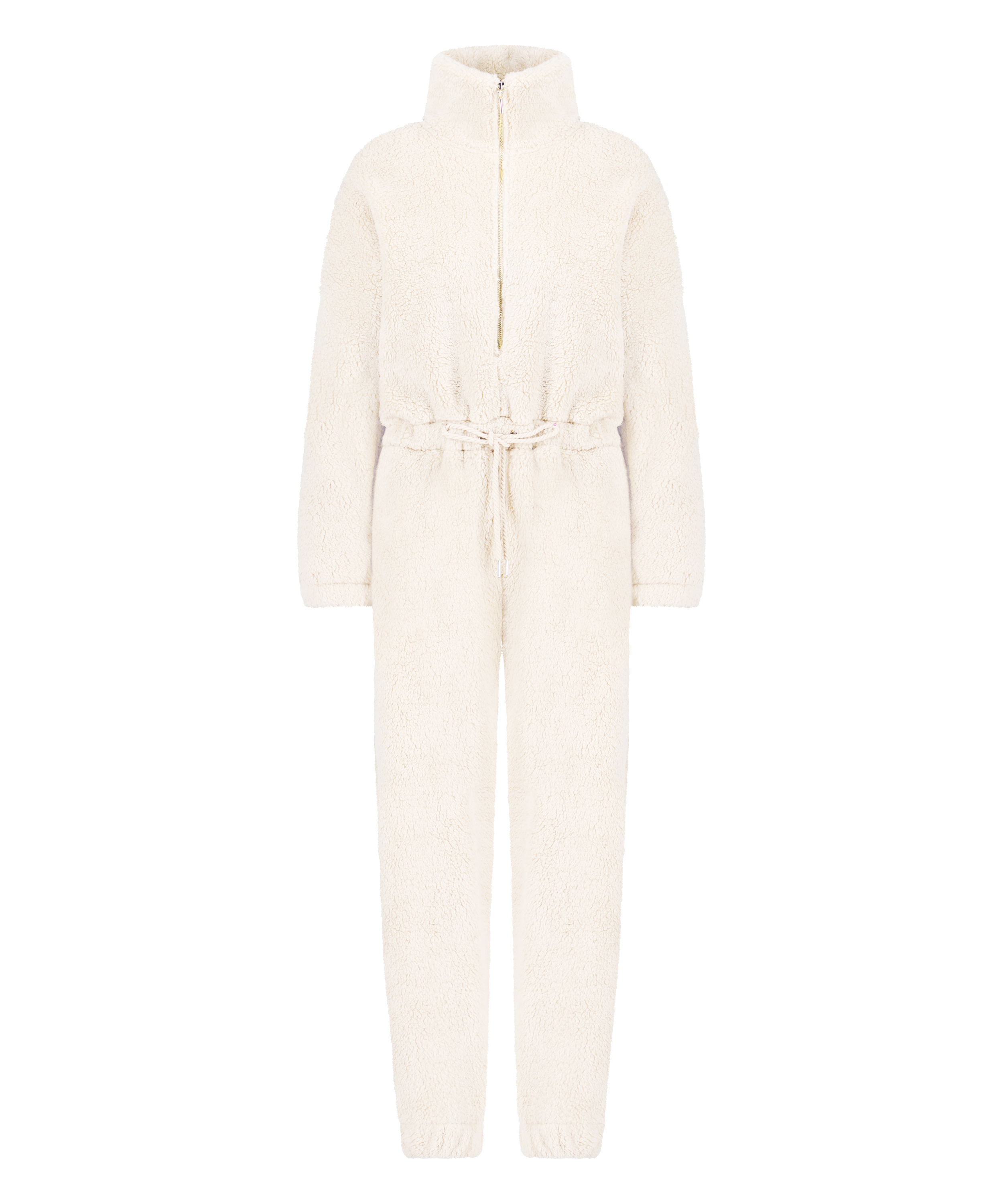 Fleece Onesie, White, main