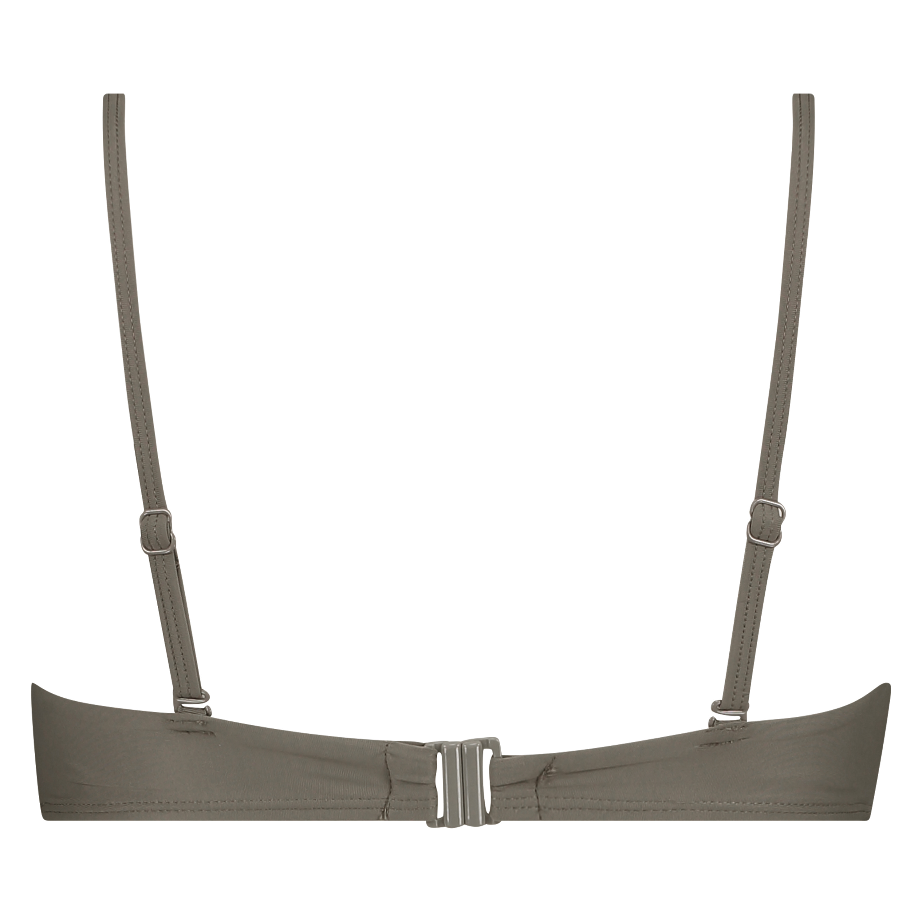 Tribe padded bandeau bikini top, Green, main