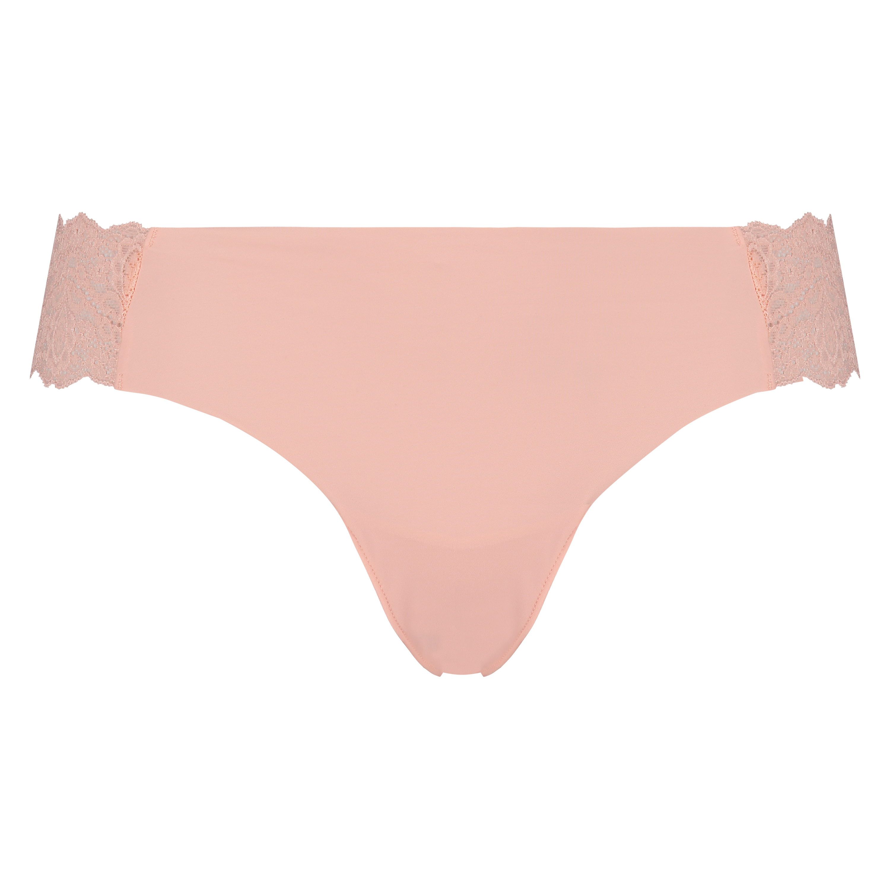 Invisible Lace Thong, Pink, main