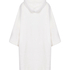 Snuggle Fleece Lounge Dress, White