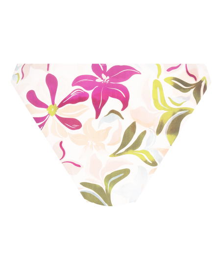 Ayanna Highleg Bikini Bottom, White