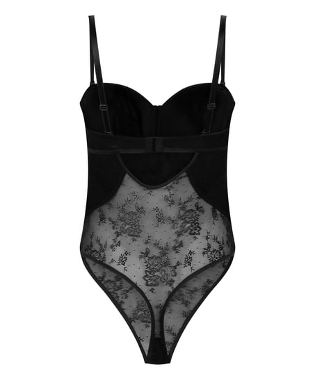 Lace Shaping Body, Black