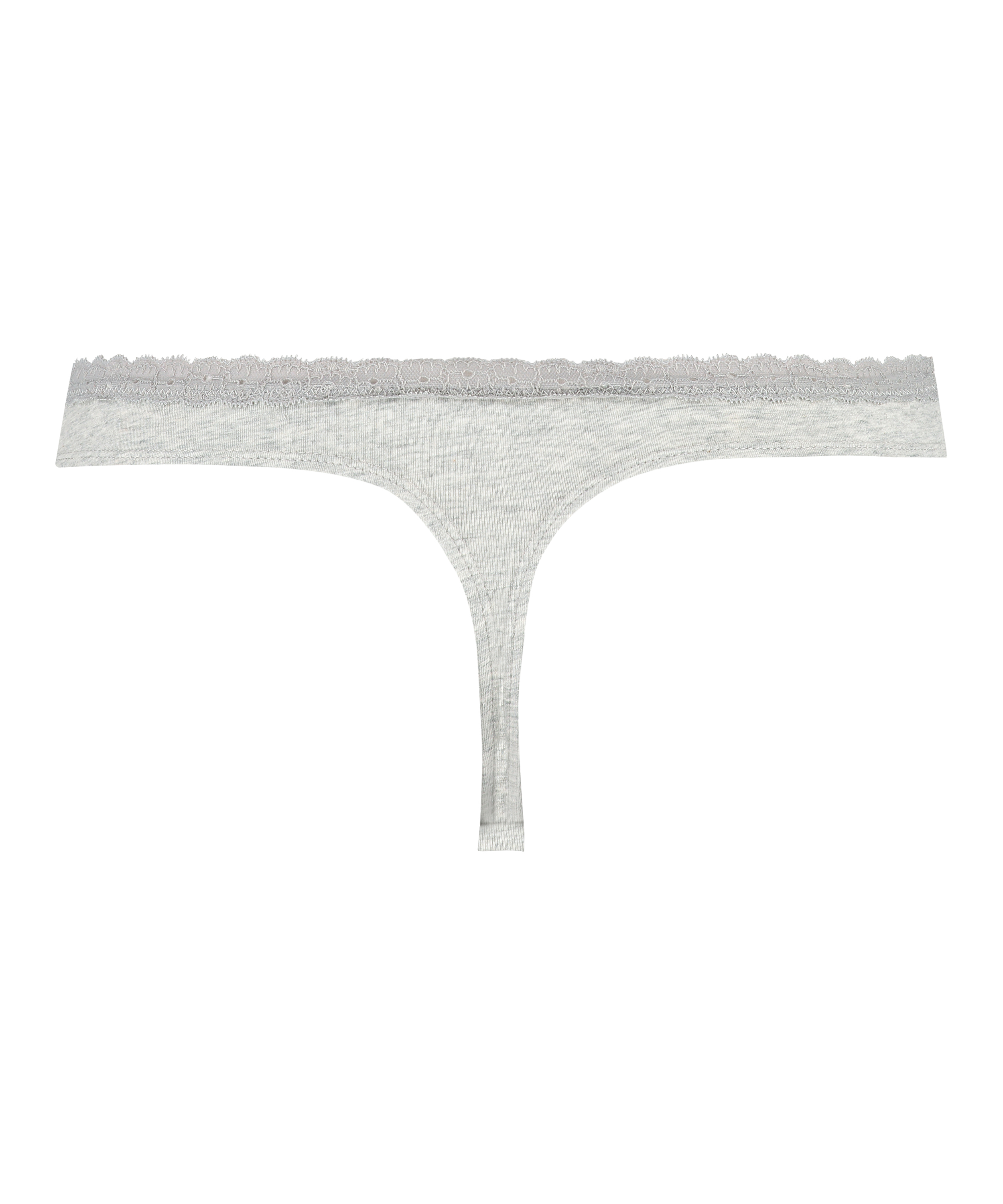 Cotton thong, Grey, main