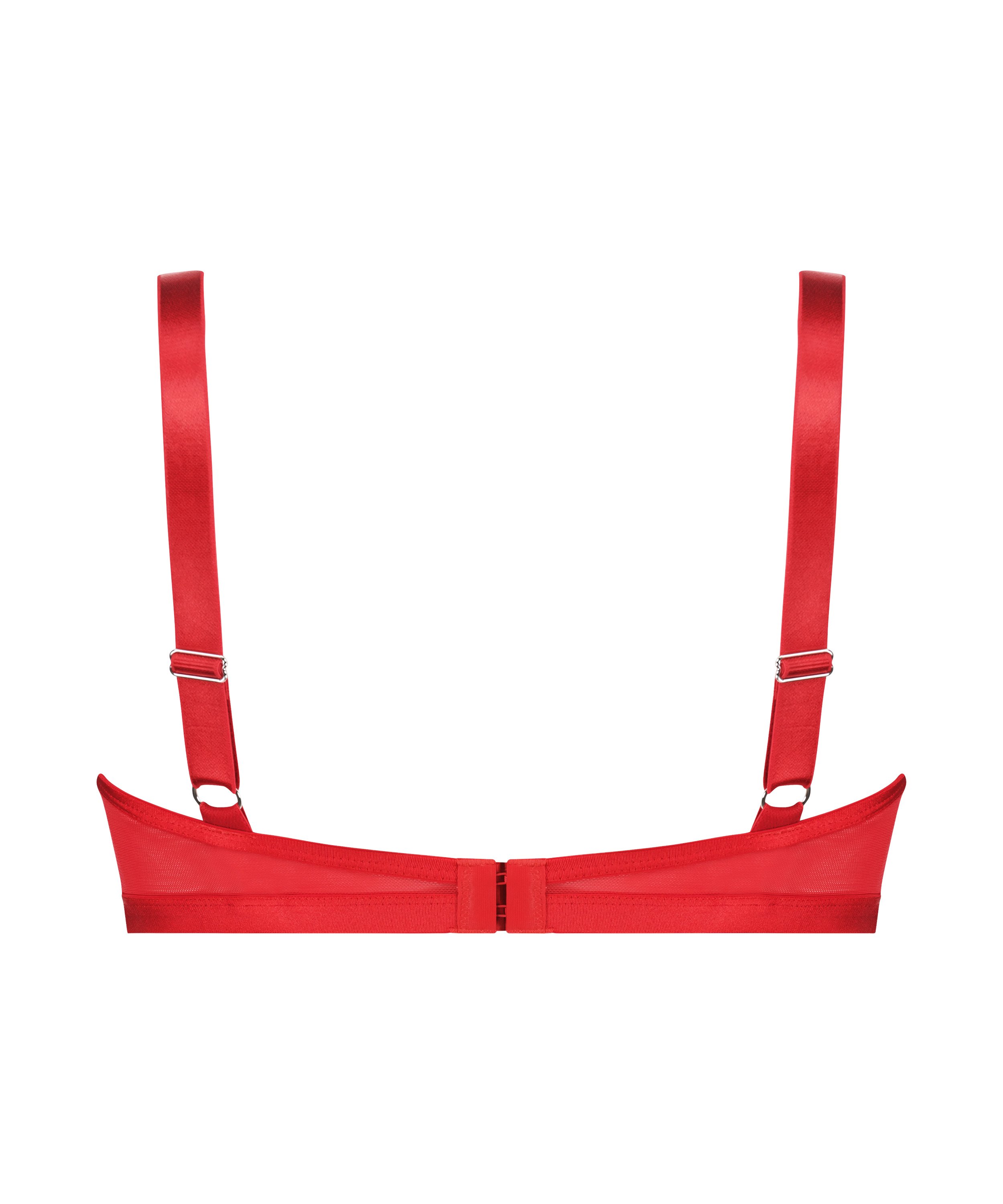 Elissa Non-Padded Underwired Bra, Red, main