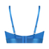 Pleasure Non-Padded Underwired Longline Bra, Blue
