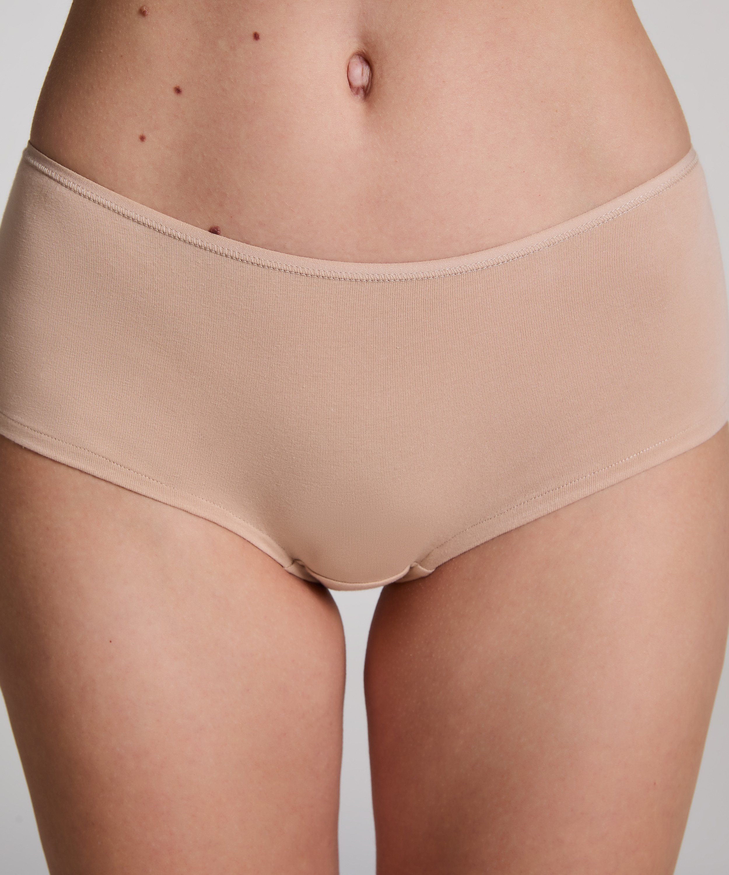 2 Cotton Boxers Kim, Beige, main
