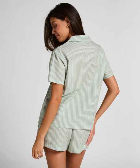 Jacket Woven Stripe, Green