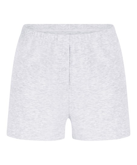 Pointelle shorts, Grey