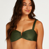Crete Bandeau Bikini Top, Green