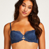 Josefina Padded Underwired Bra, Blue