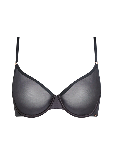 Essential non-padded underwired bra, Black