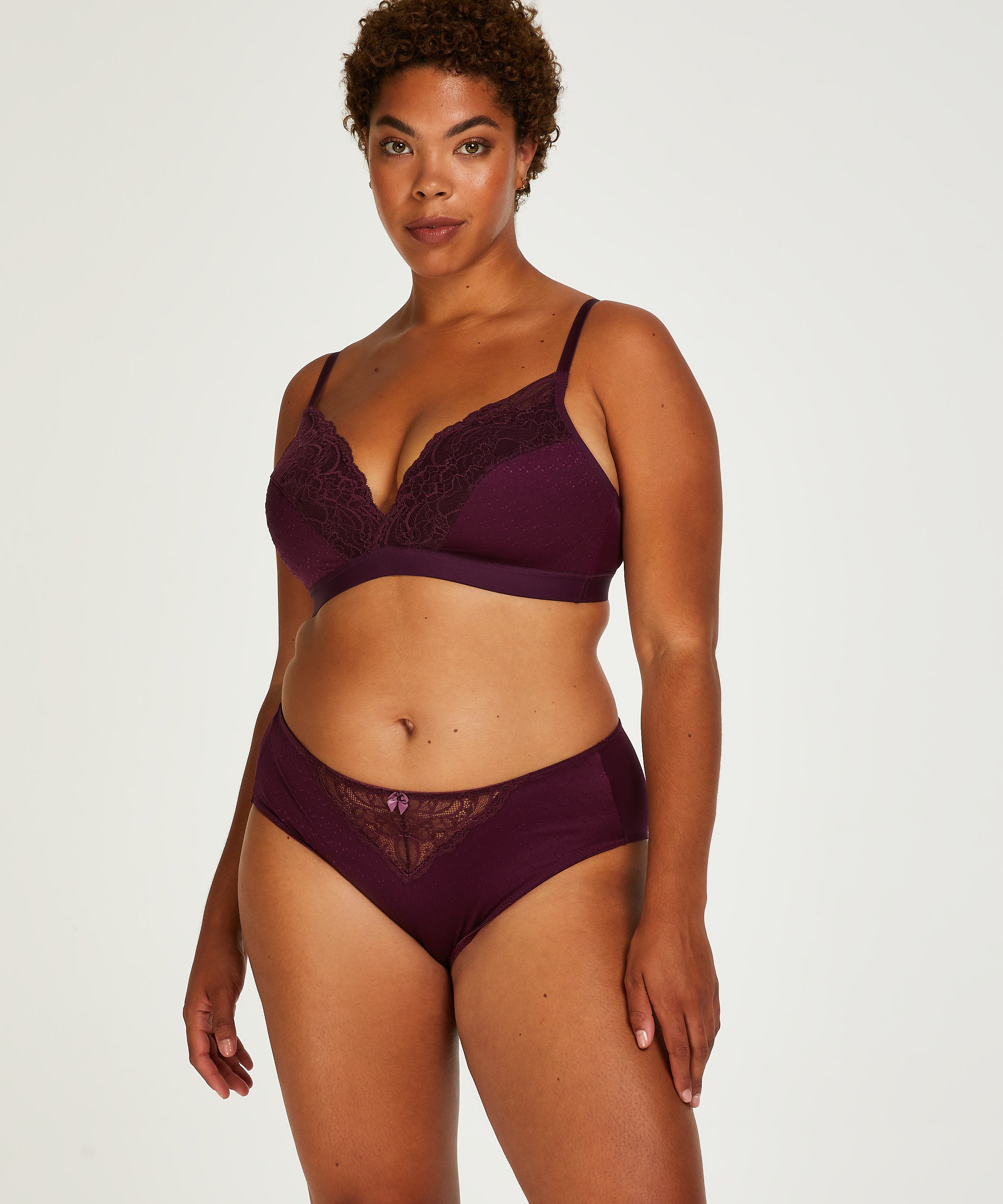 Sophie high knickers, Purple, main