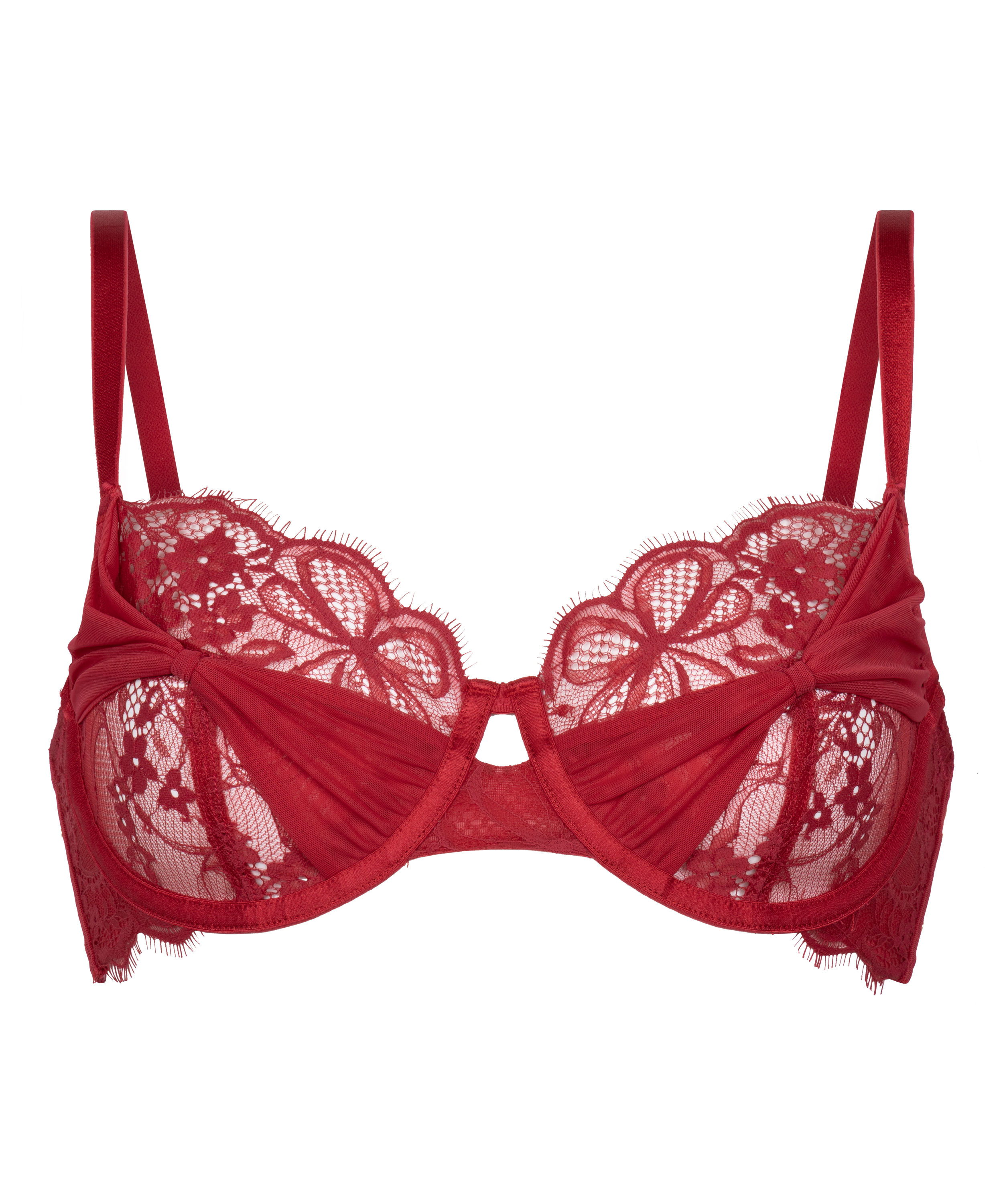 Marianna Non-Padded Underwired Bra, Red, main