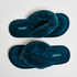 Fur Velours slippers, Green