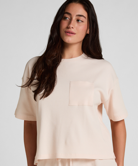 Pyjama Top Waffle, Pink