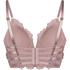 Essie Padded Underwired Longline Bra, Purple