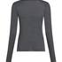 super soft Boatneck shirt with Cashmere, Grey
