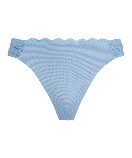 Scallop Rio Bikini Bottoms, Blue