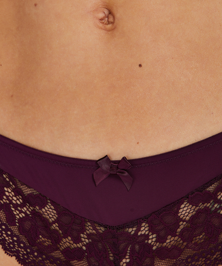 Valencia Brazilian Shorts, Purple
