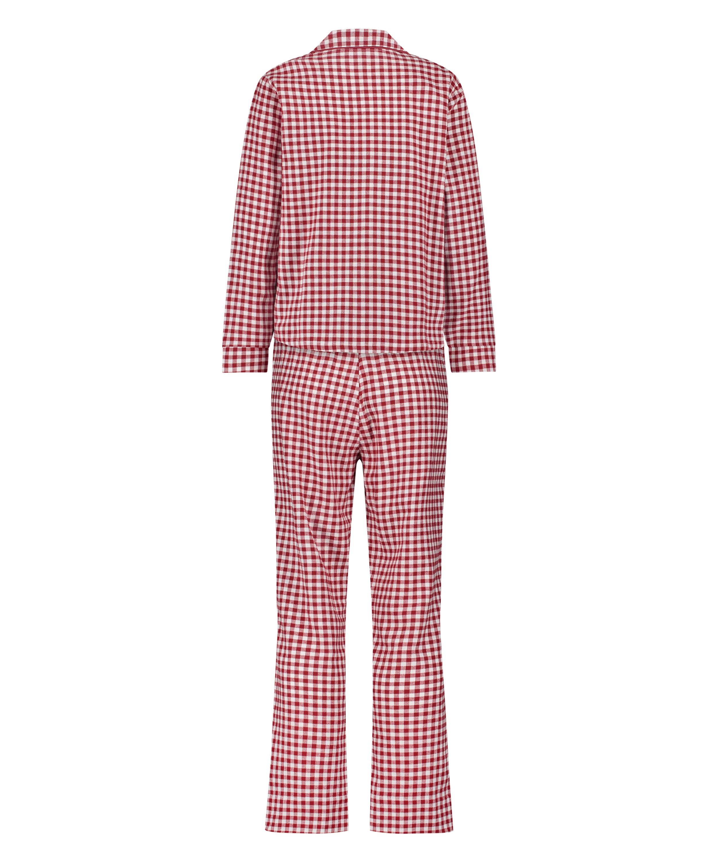 Flannel Pyjama Set, Red, main