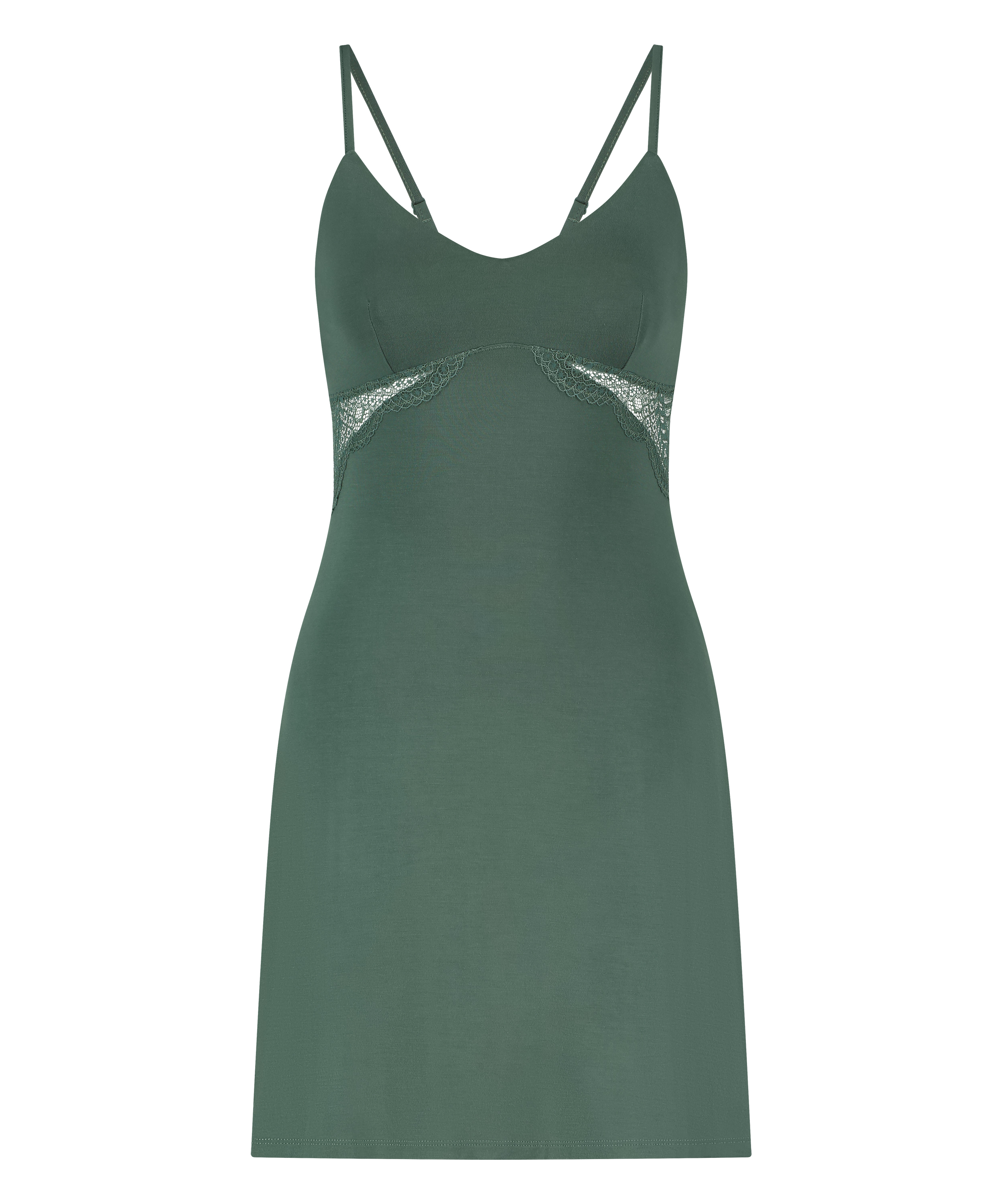 Nova Jersey Slip Dress, Green, main