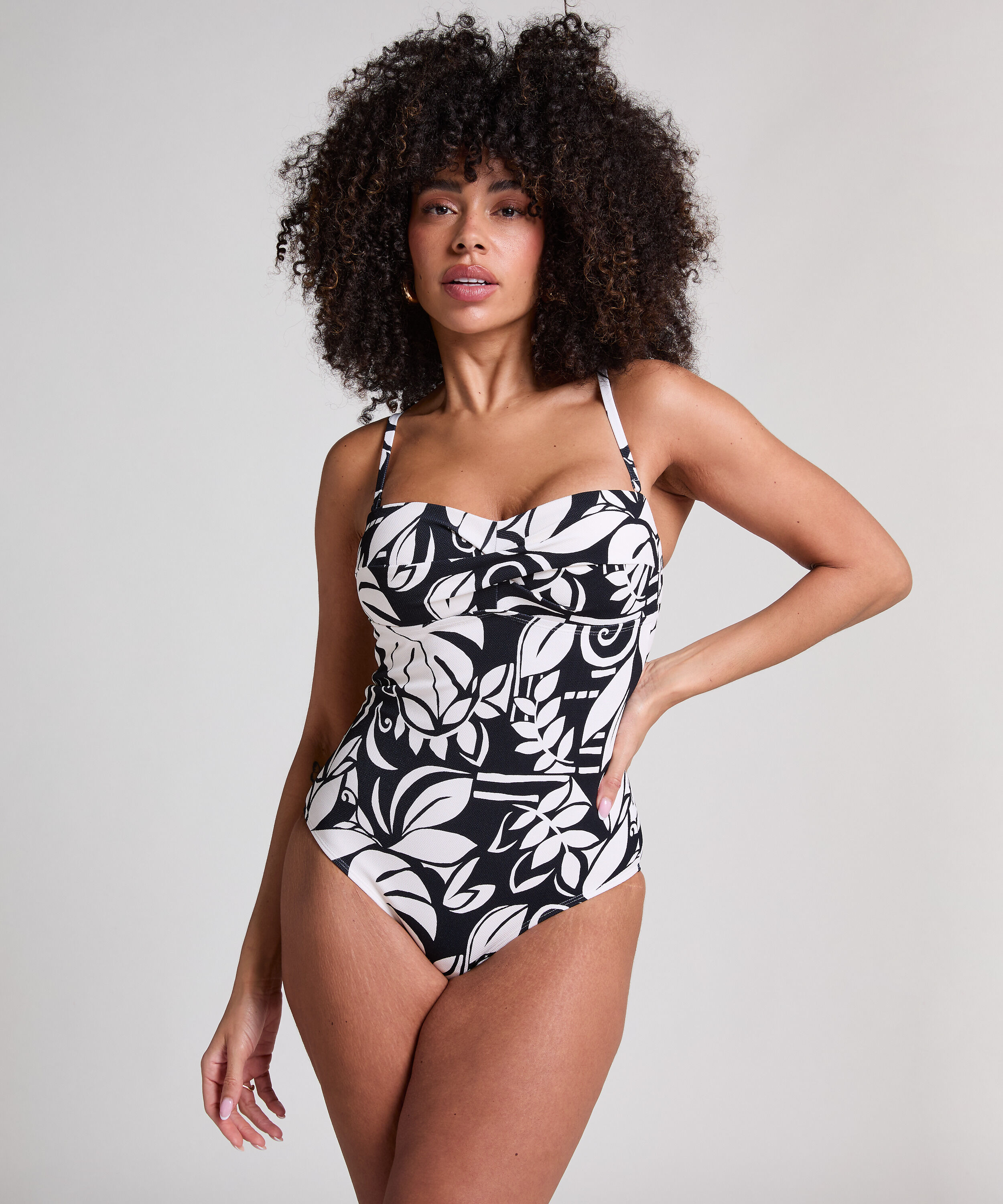 Mauritius Bandeau Bathingsuit, Black