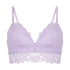 Shiloh Padded Non-wired Longline Bra, Purple