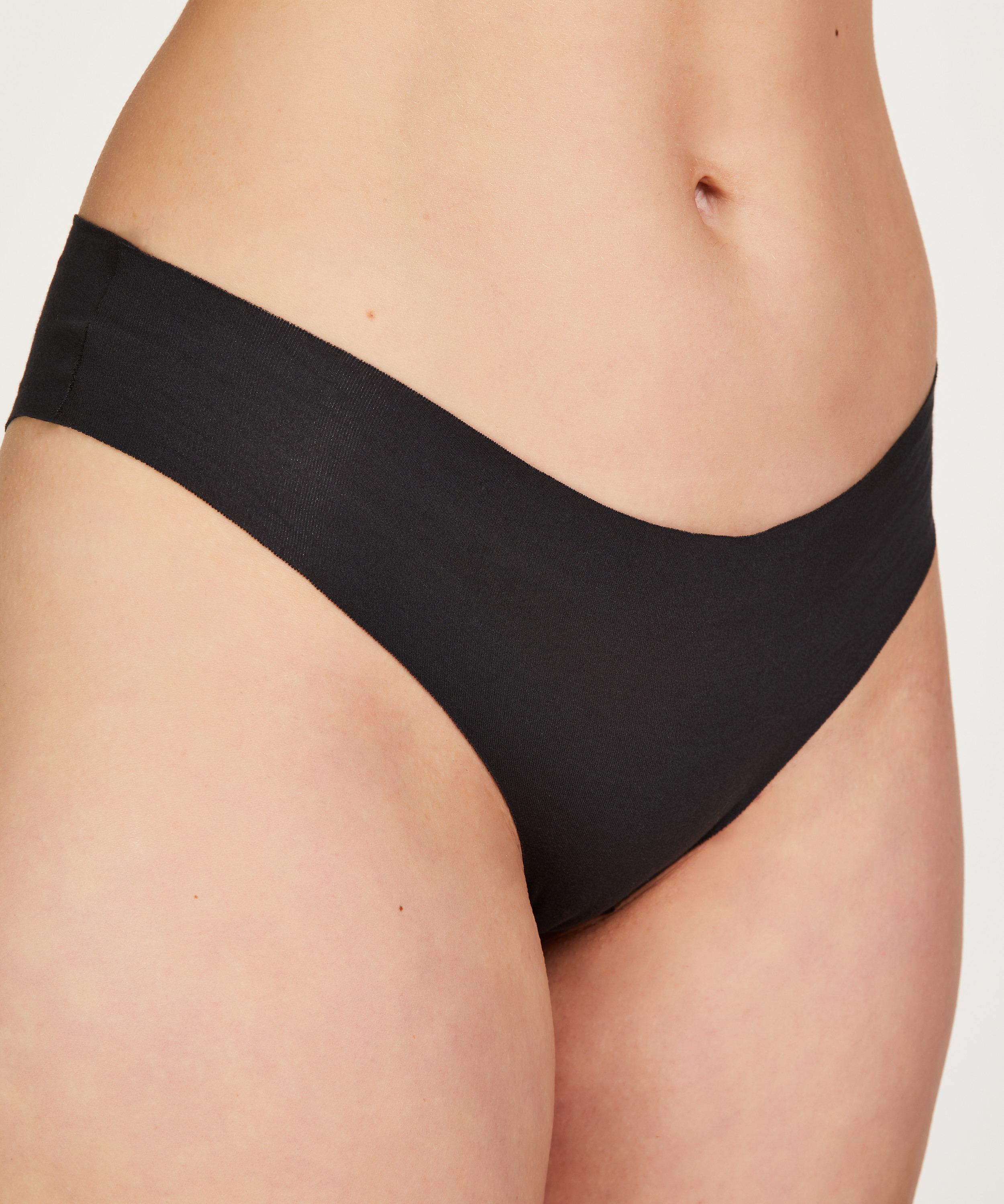 6-pack invisible cotton Brazilian, Blue, main