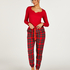 Flannel Pyjama Pants, Red