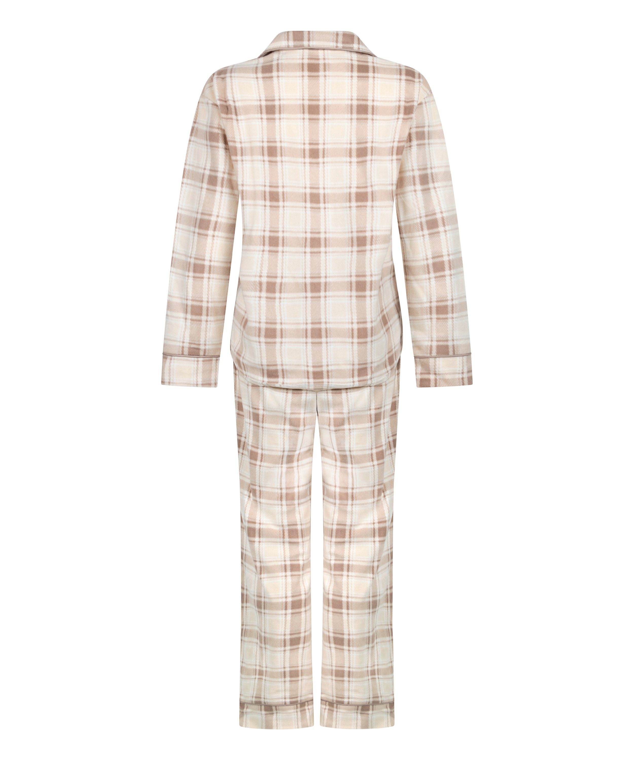 Pyjamaset Polar Fleece, White, main