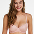 Angie Padded Underwired Bra, One & Only, Pink