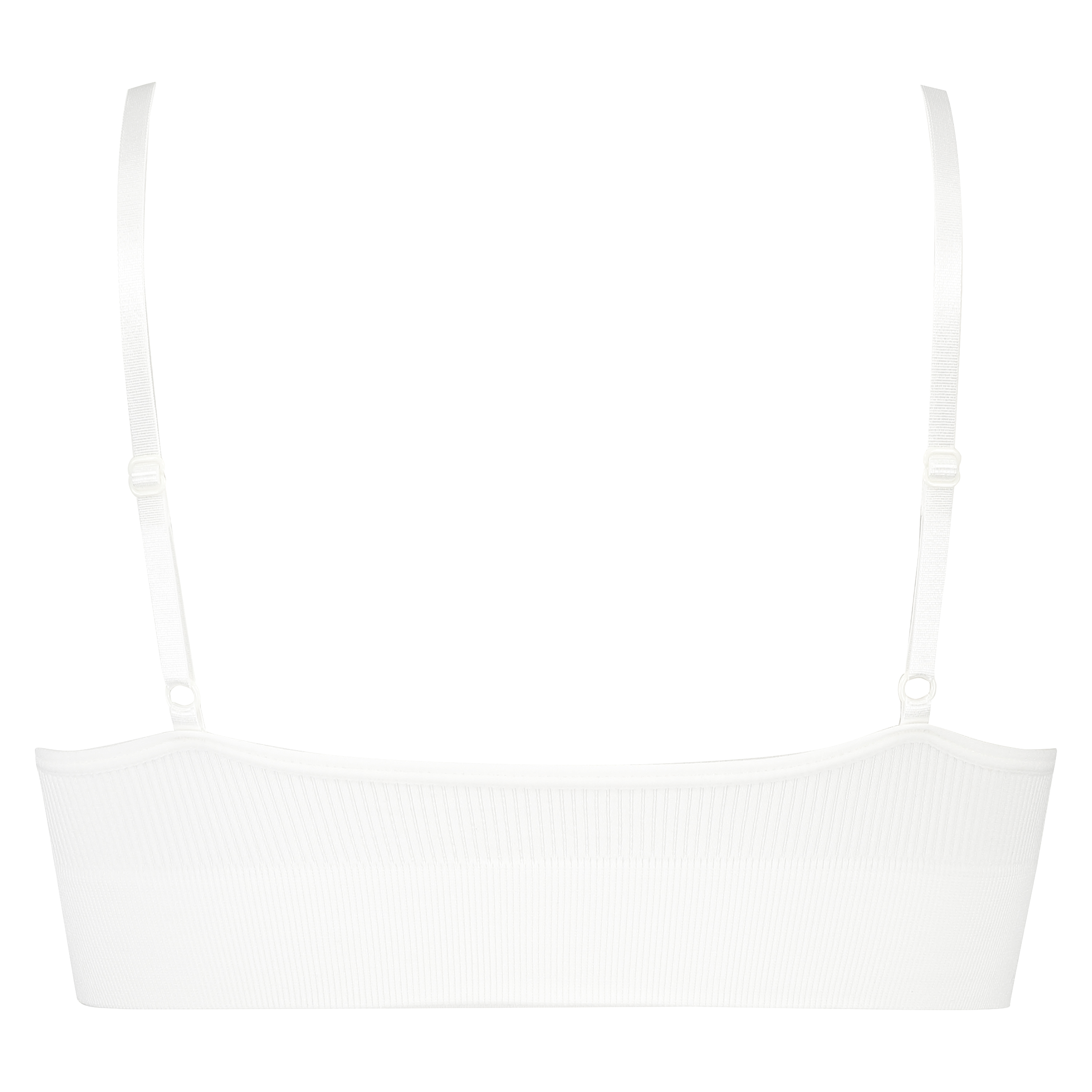 Seamless bralette, White, main