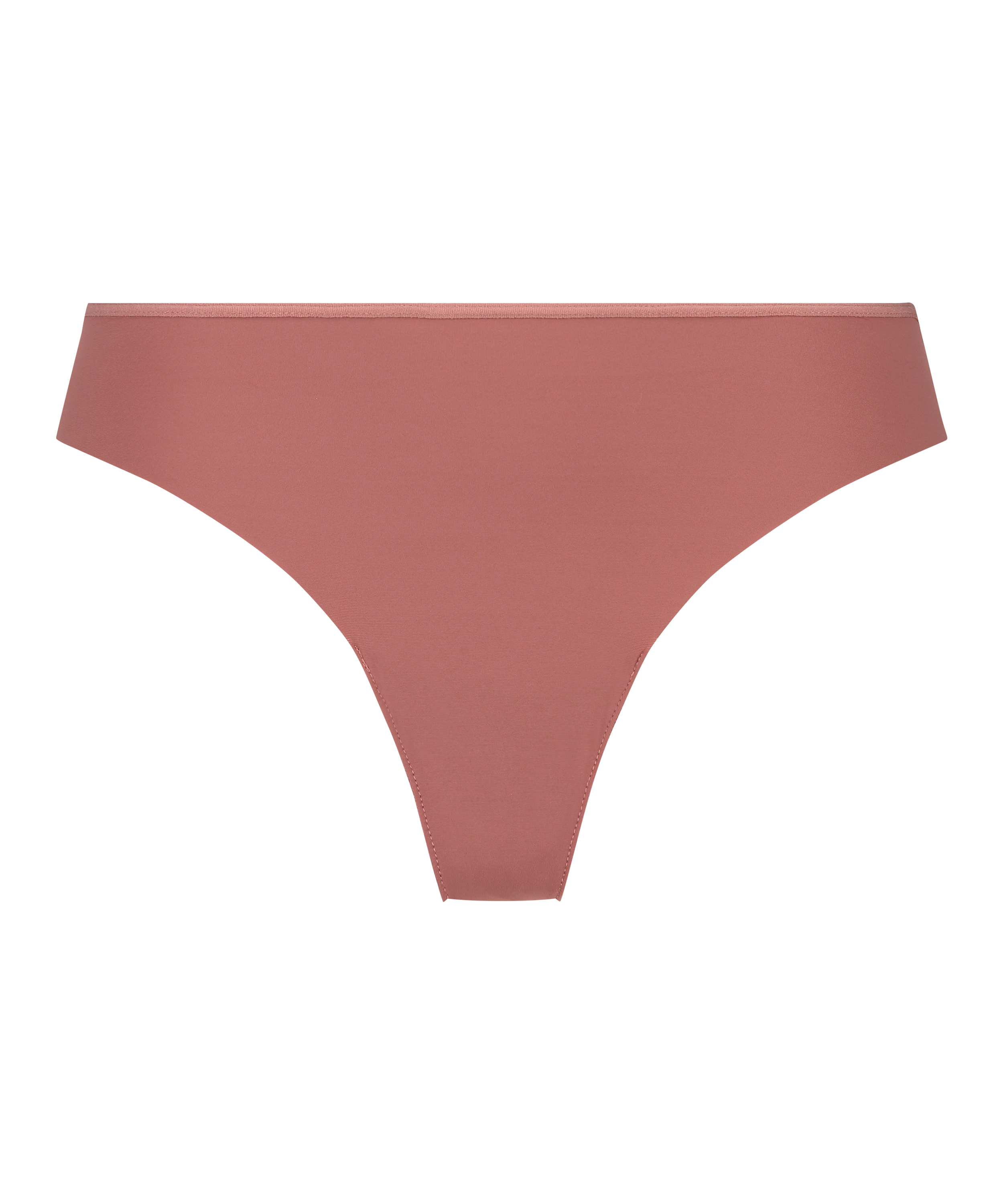 Lace Back Invisible Thong, Pink, main
