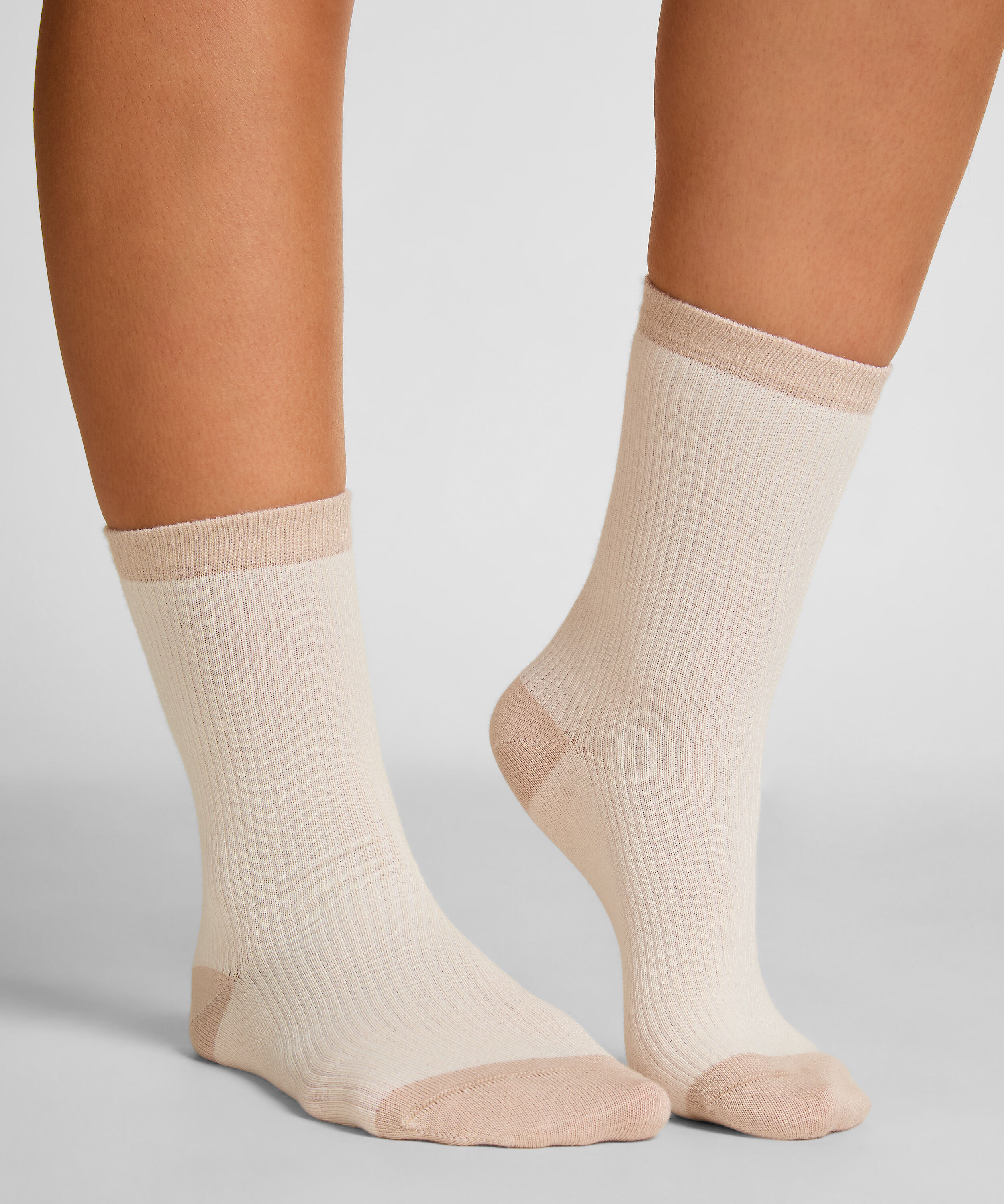 Modal Crew Socks, White Modal Crew Socks, White