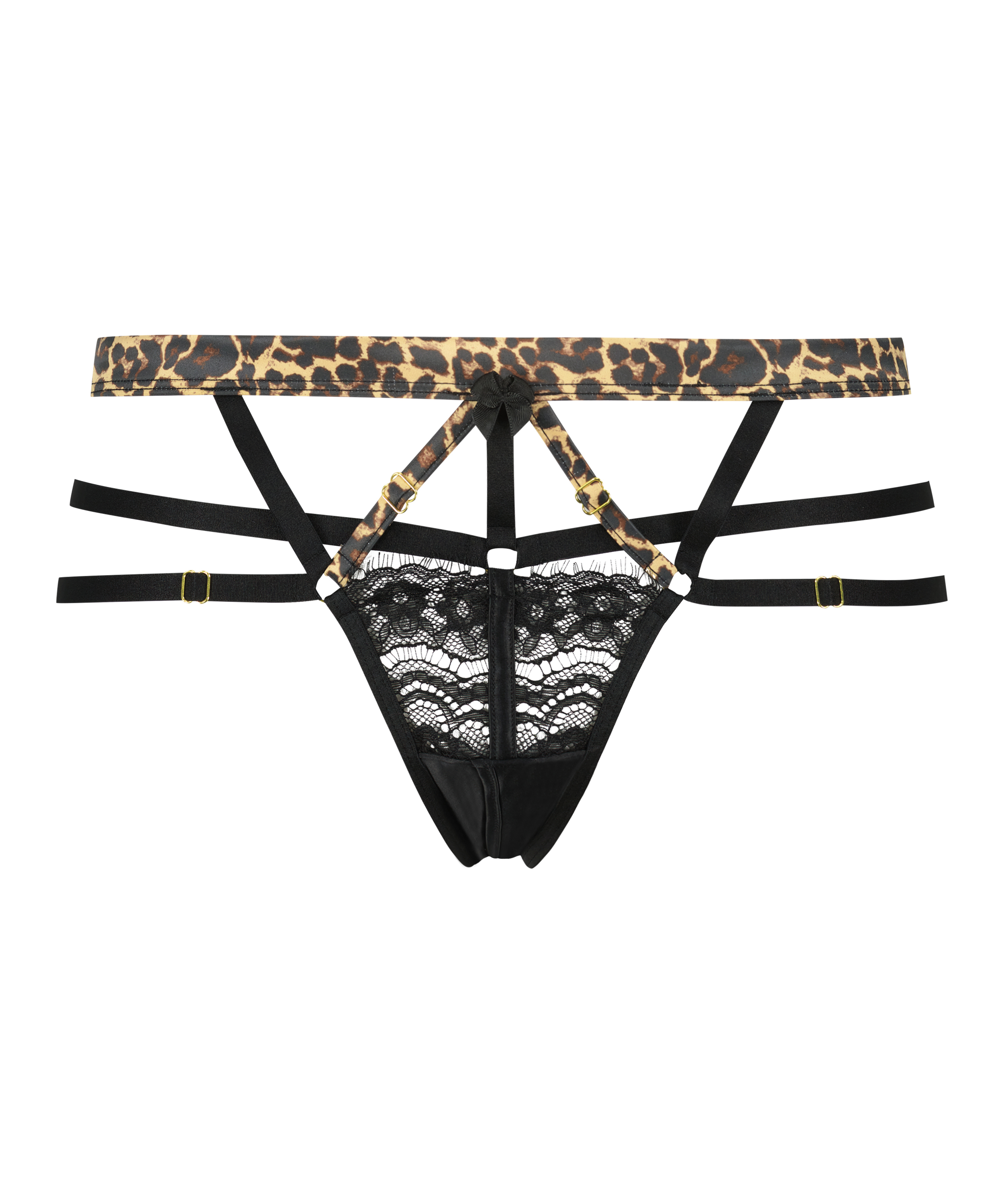 Mitzy Open Crotch Brazilian, Black, main