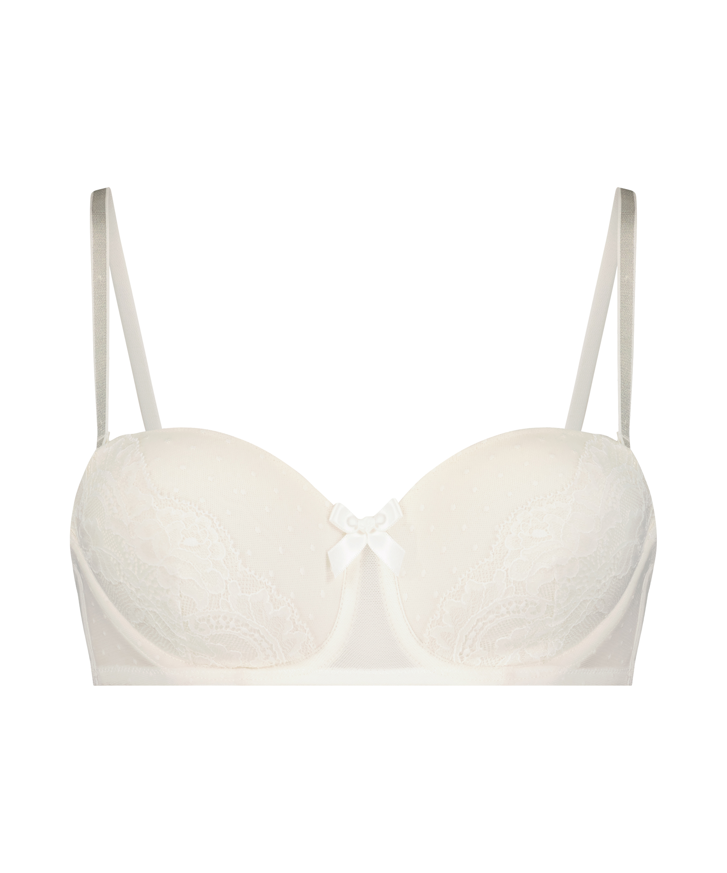 Valerie Padded Strapless Underwired Bra, White, main