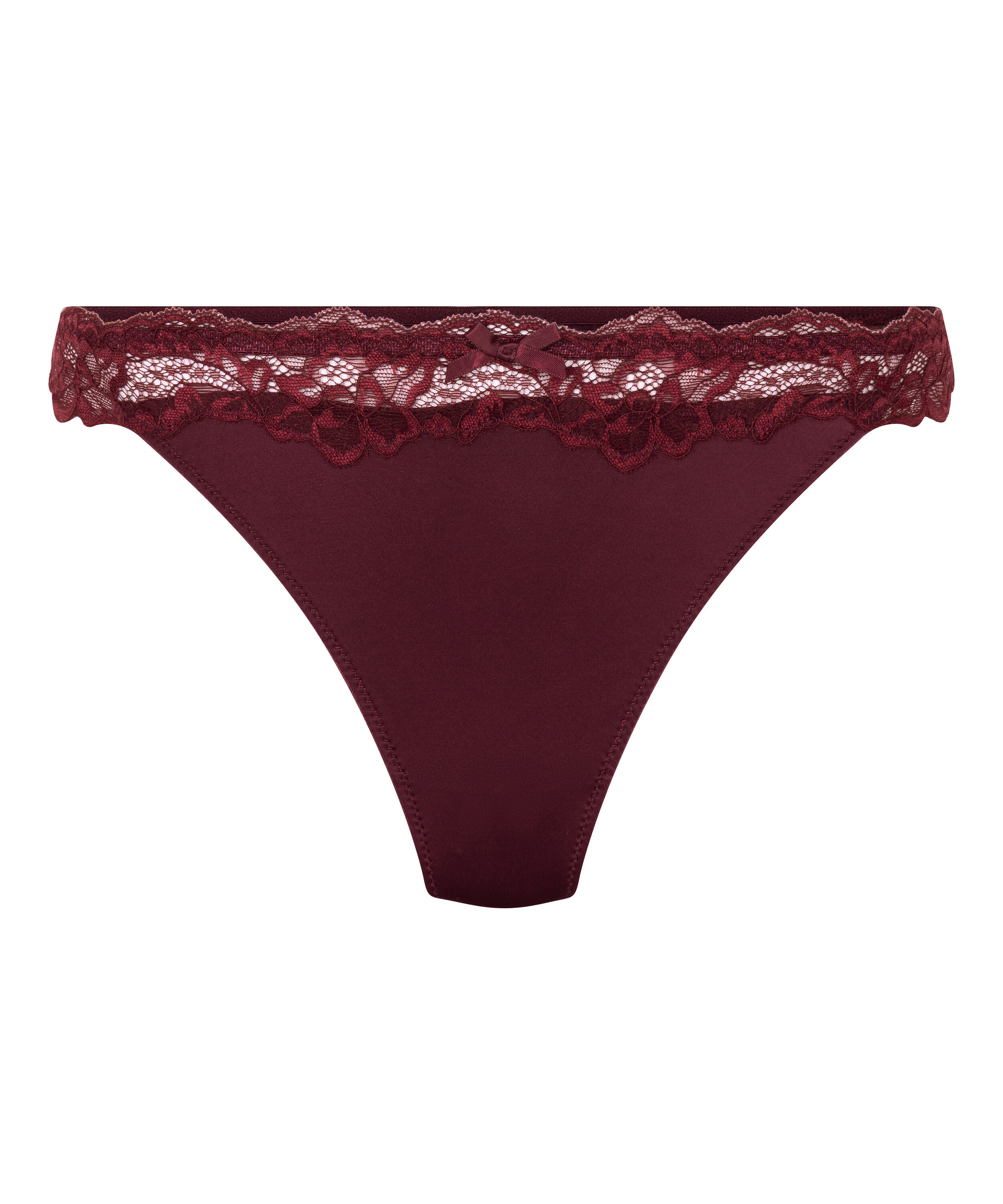 Lace & Shine Thong, Purple