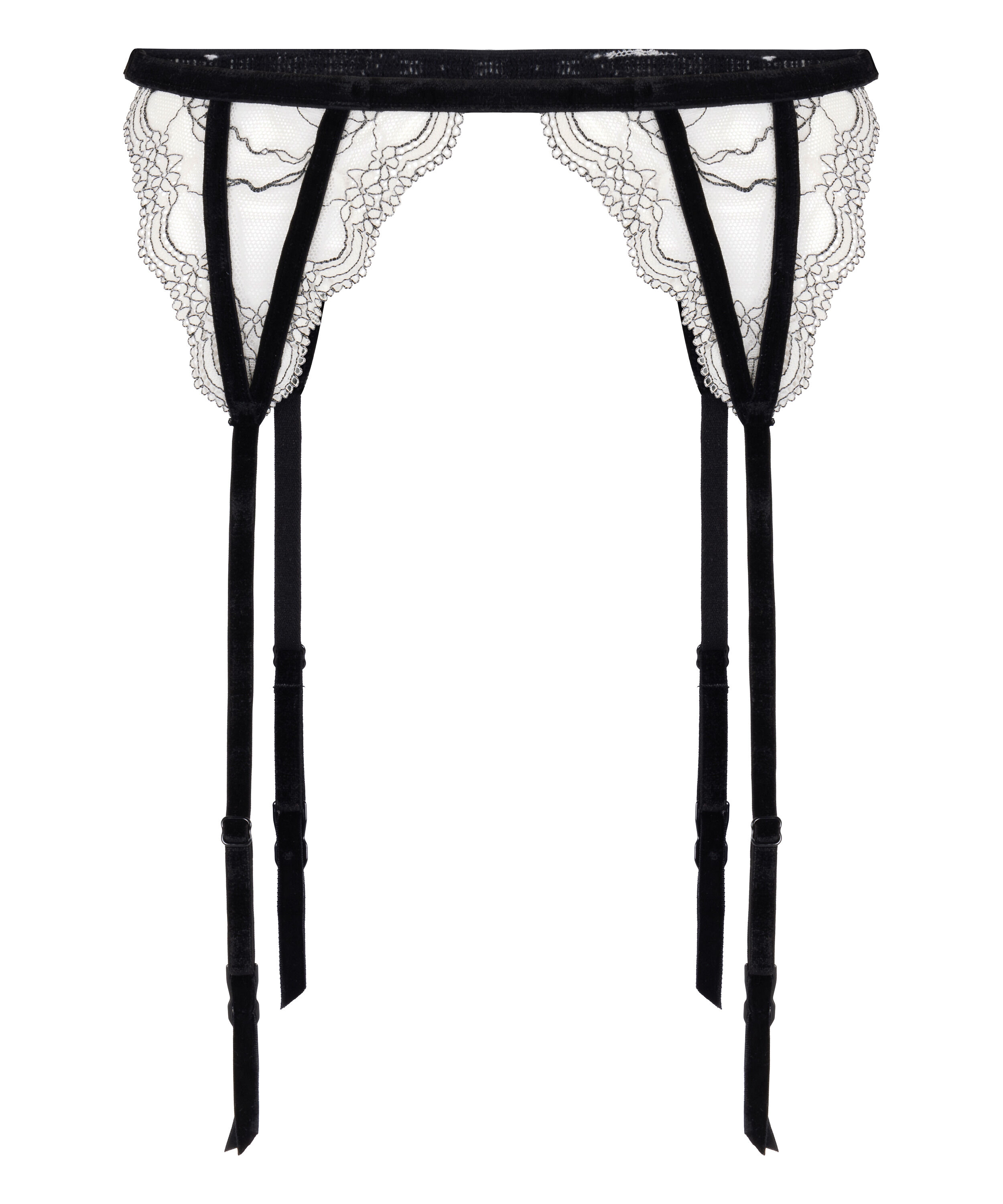 Agnes Suspender, White