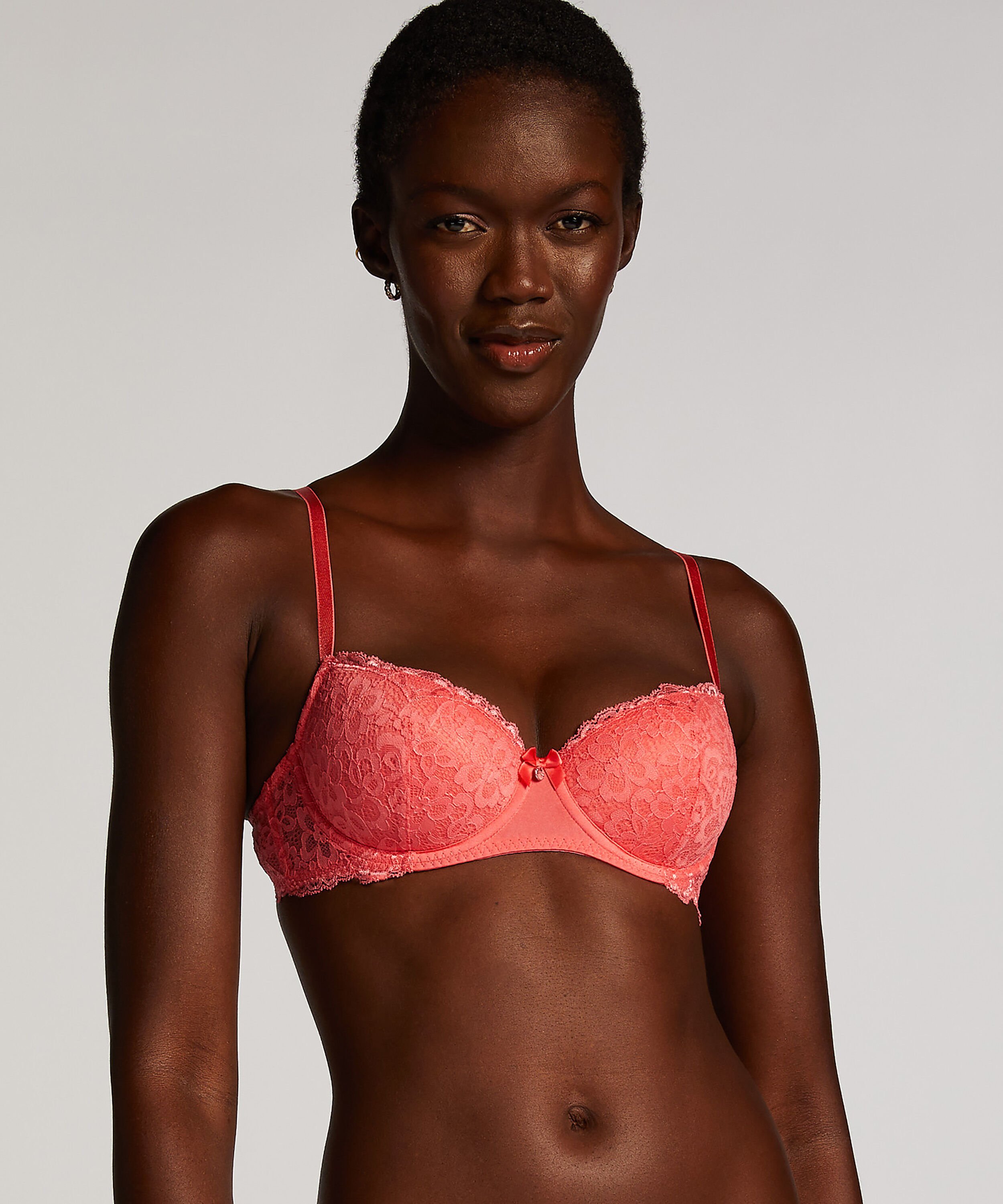 Marine Padded Underwired Bra, Pink